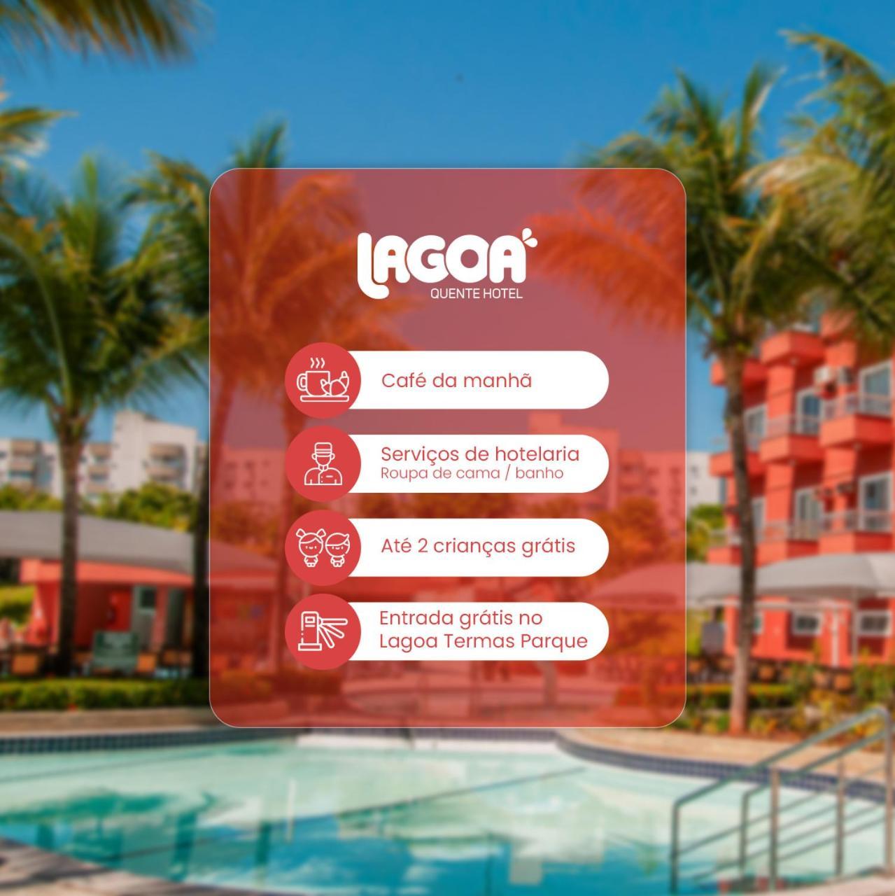 Lagoa Quente Hotel - Lagoa Oficial Caldas Novas Eksteriør billede